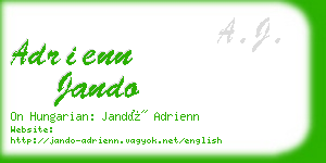 adrienn jando business card